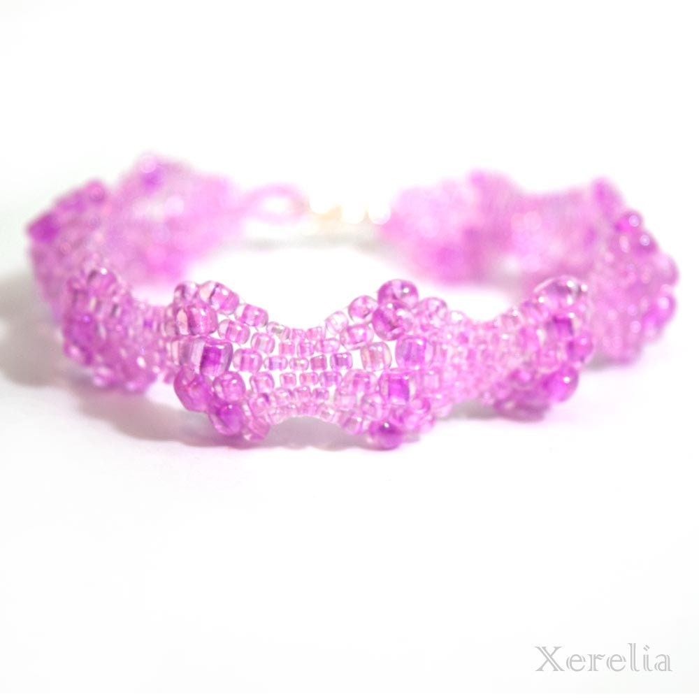 Pale Orchid Bubble Bracelet