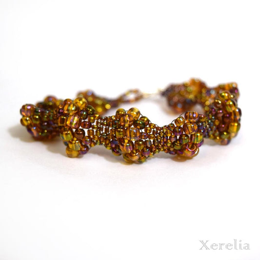 Coffee Colored Bubble Bracelet