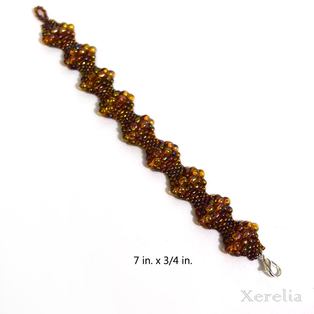 Coffee Colored Bubble Bracelet