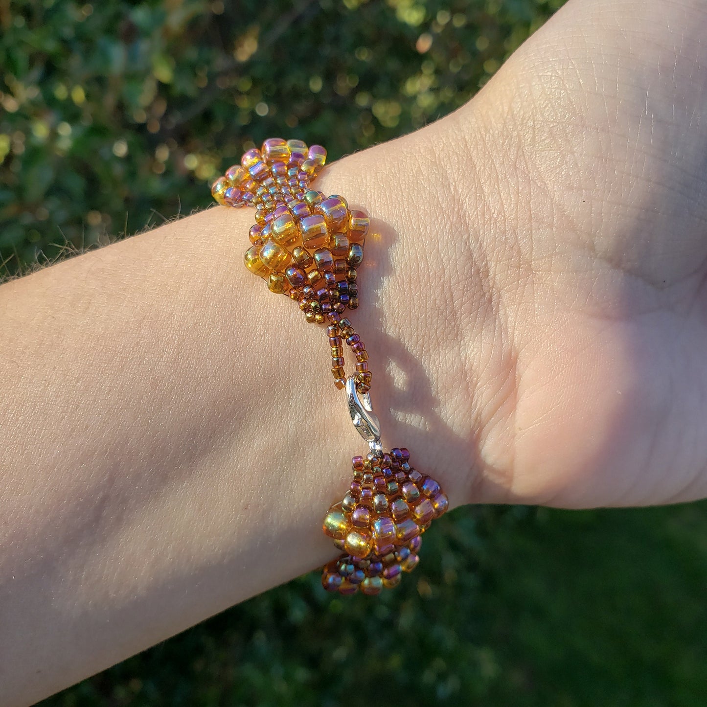 Coffee Colored Bubble Bracelet