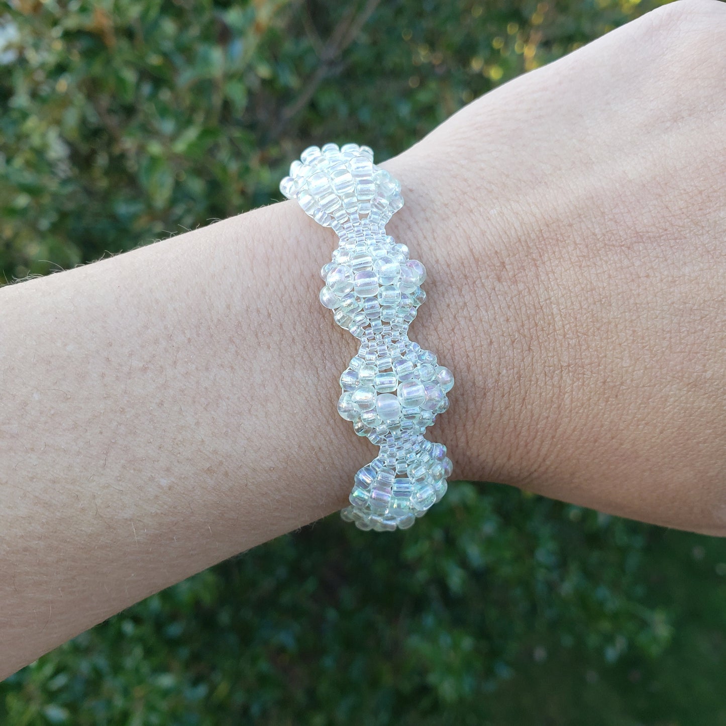 Pale Mint Green Bubble Bracelet