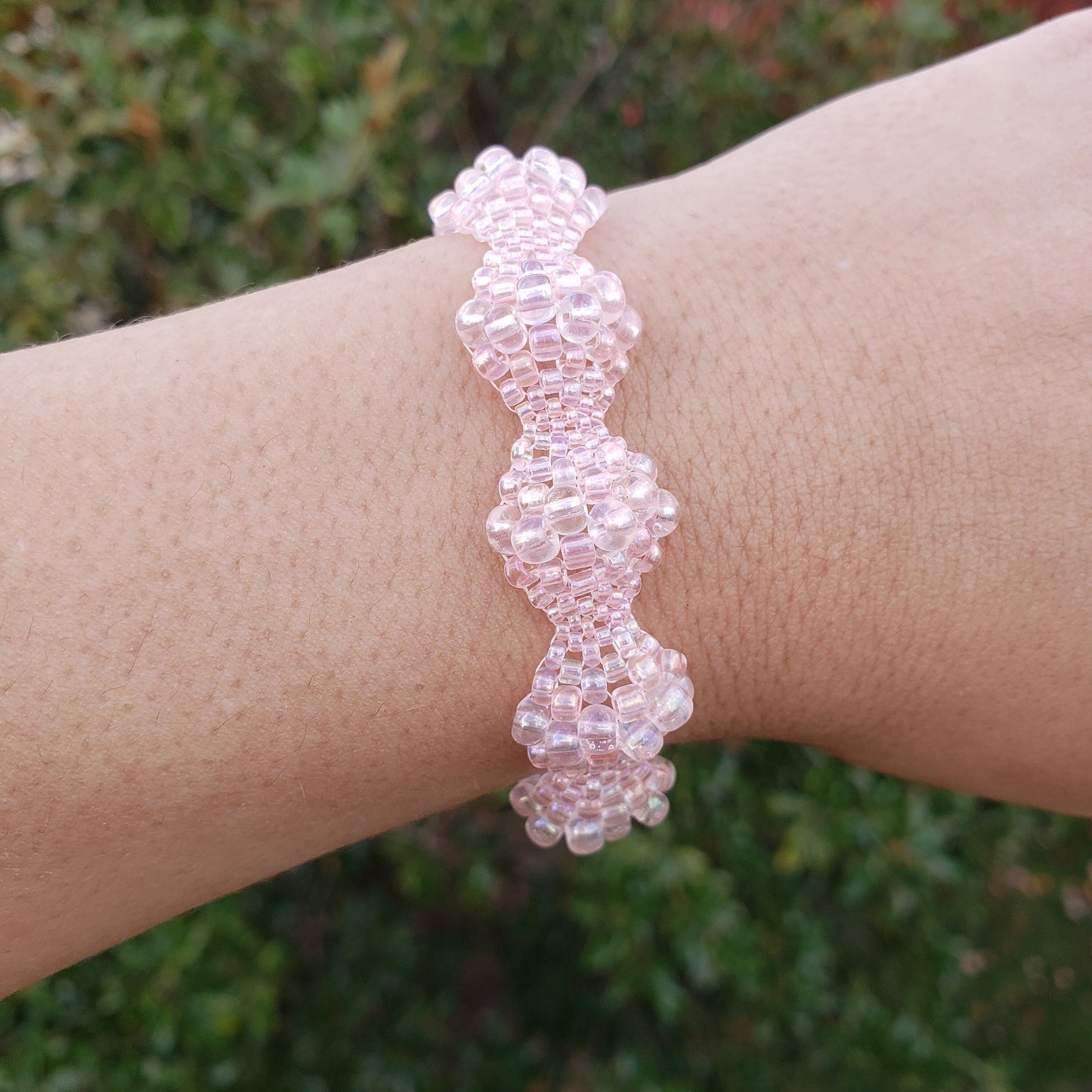 Pale Pink Bubble Bracelet