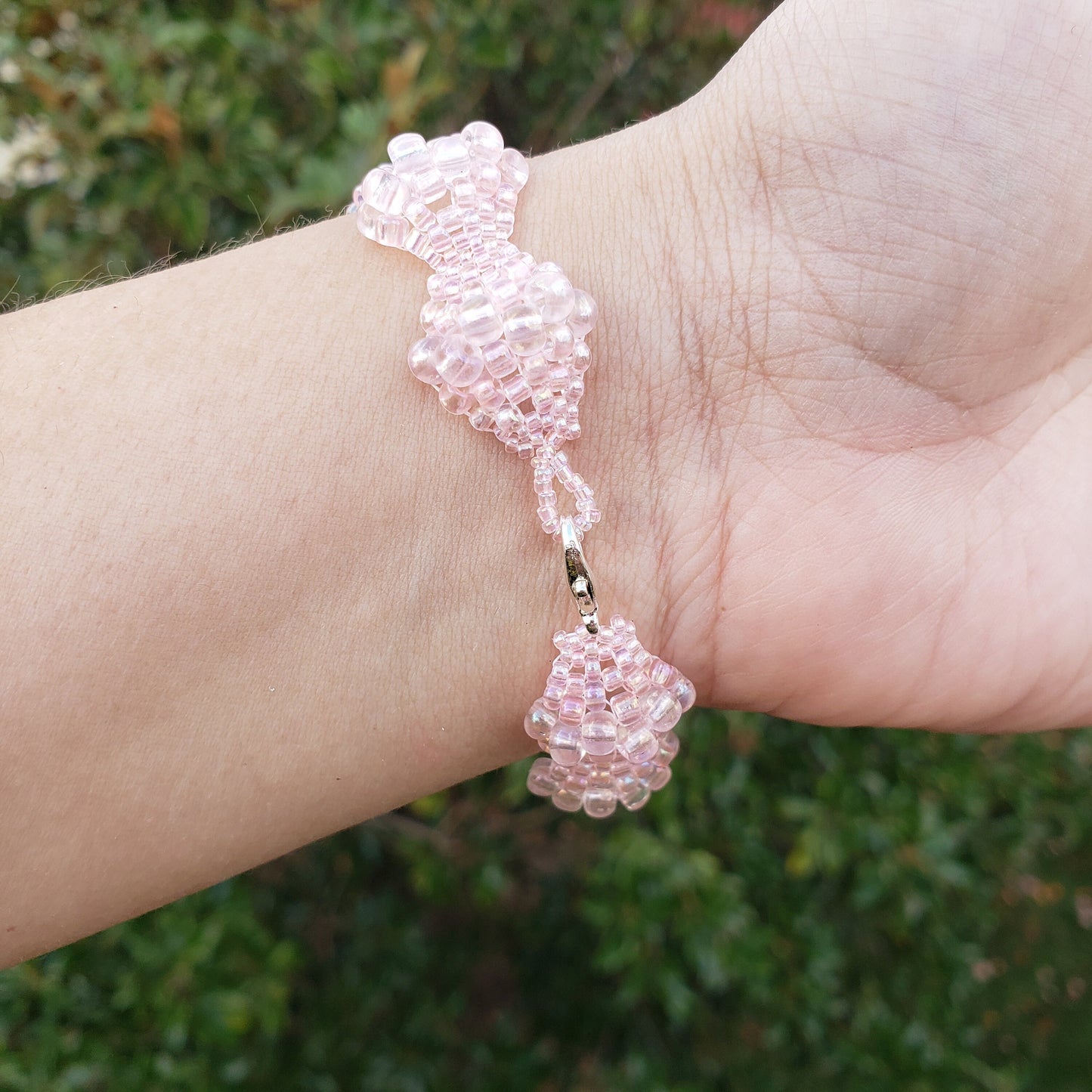 Pale Pink Bubble Bracelet