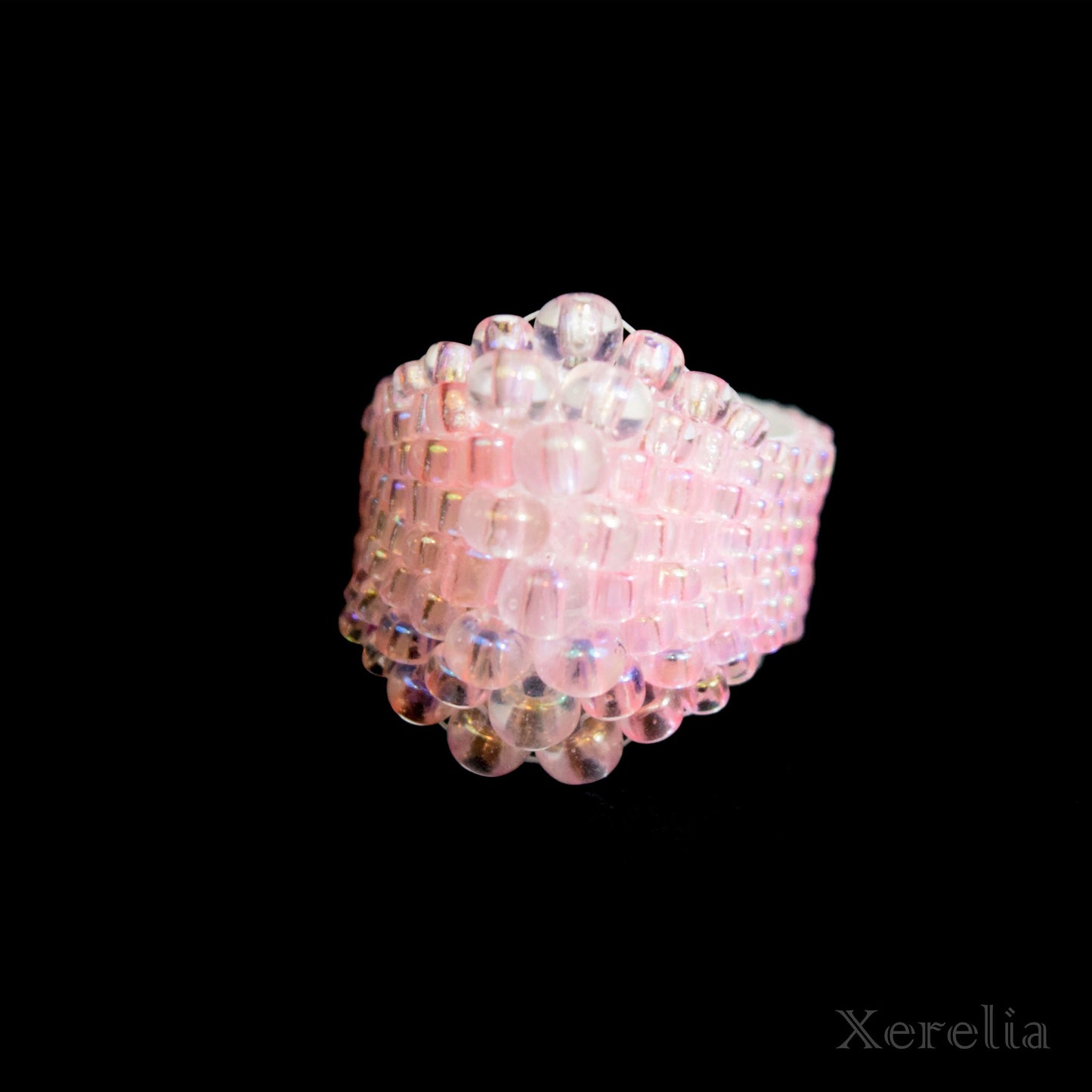 Pale Pink Bubble Ring