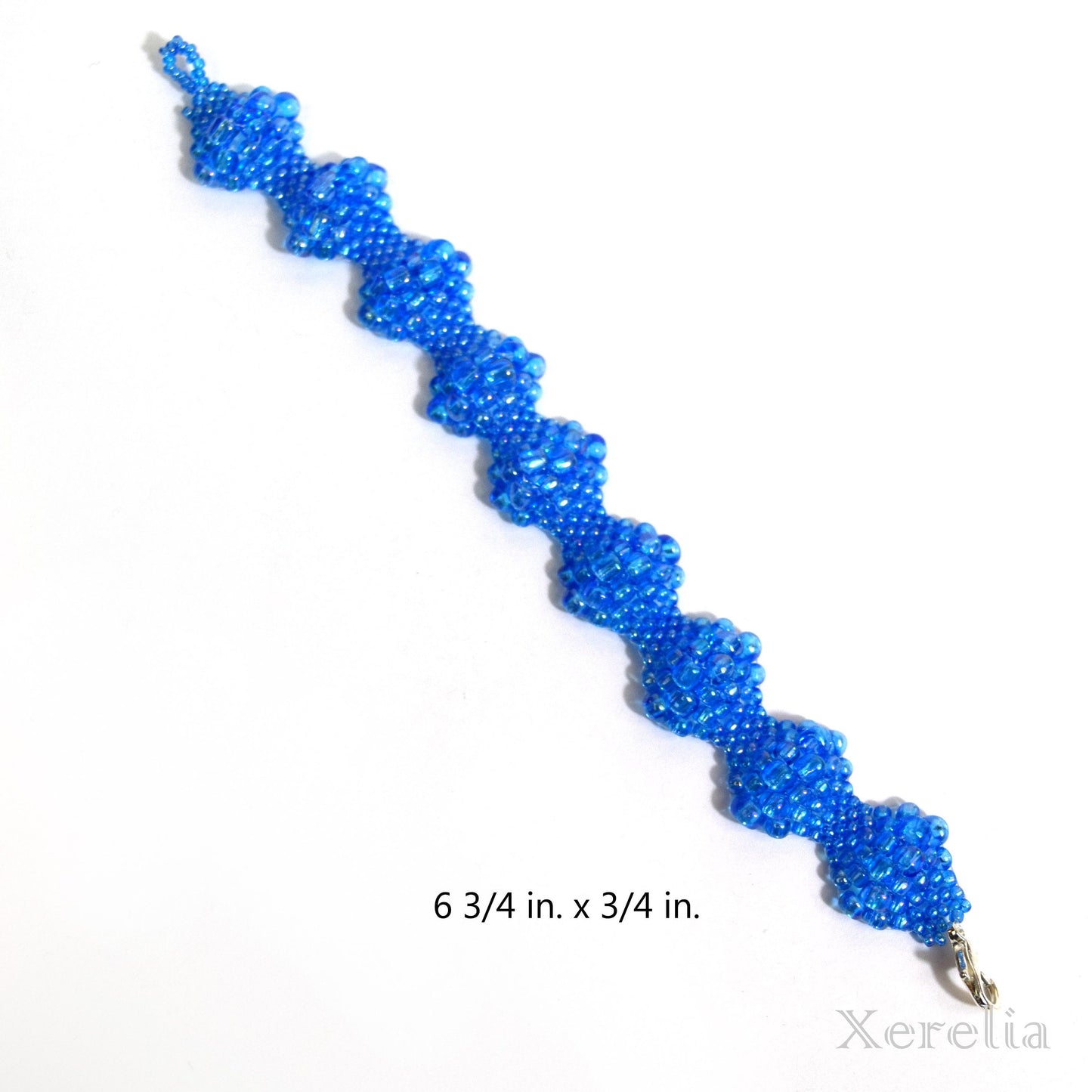 Cyan Blue AB Bubble Bracelet