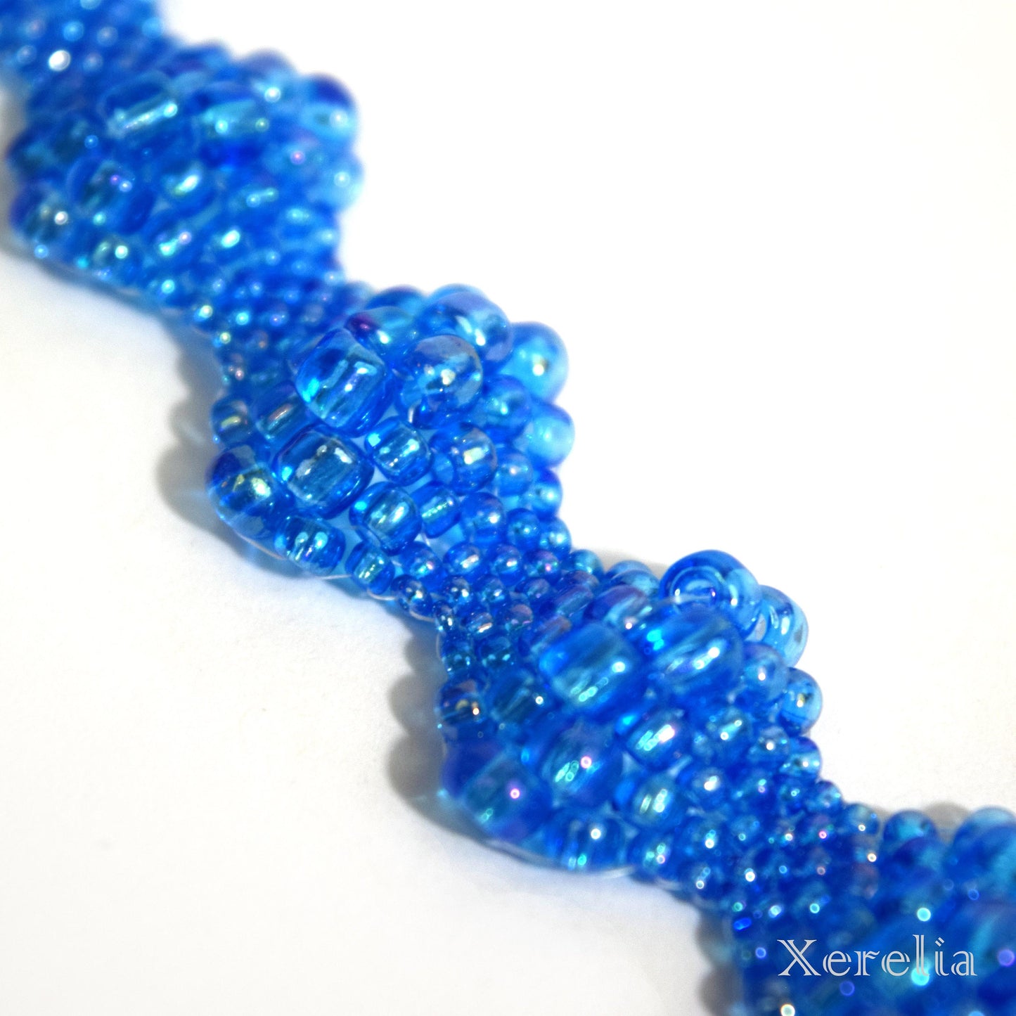 Cyan Blue AB Bubble Bracelet