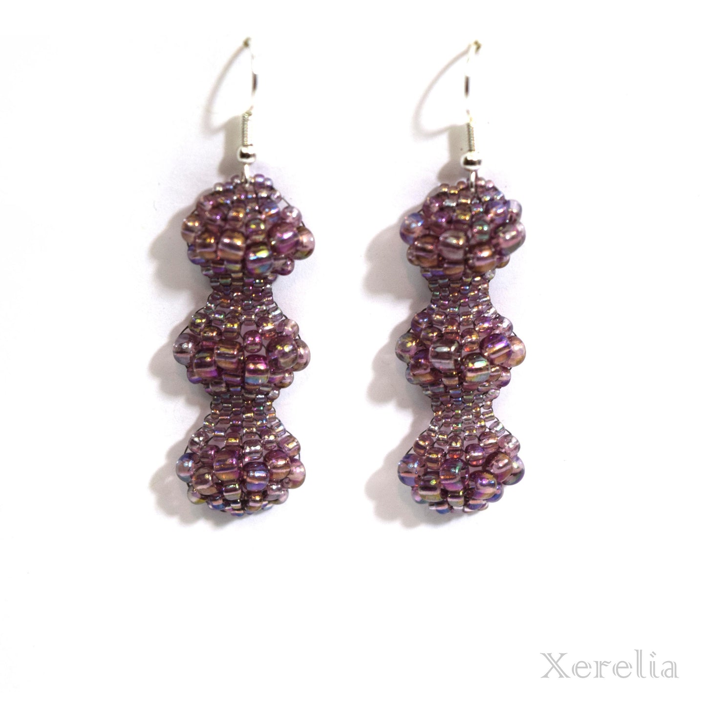 Muted Violet Bubble Earrings