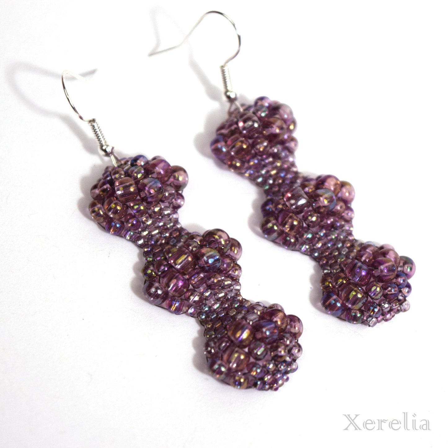 Muted Violet Bubble Earrings