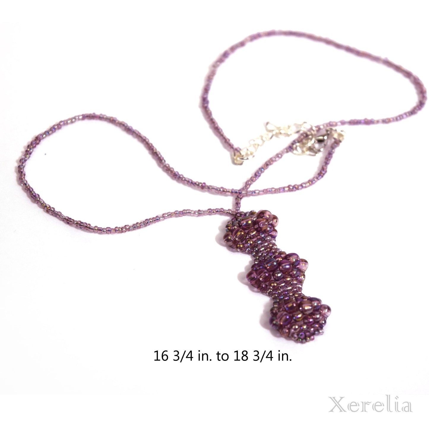 Muted Violet Bubble Necklace