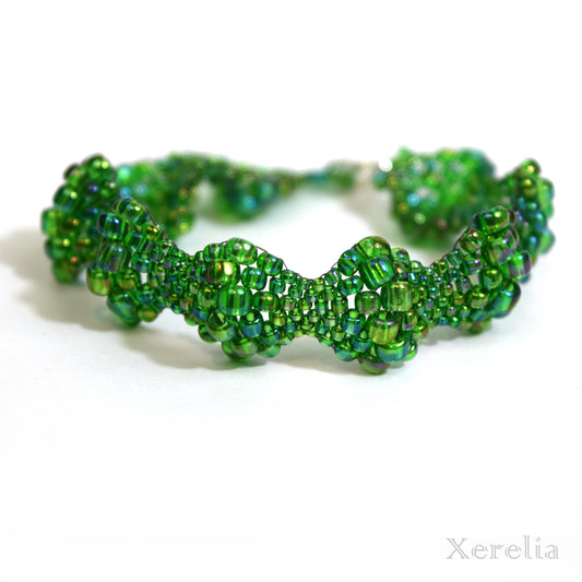 Christmas Green Bubble Bracelet