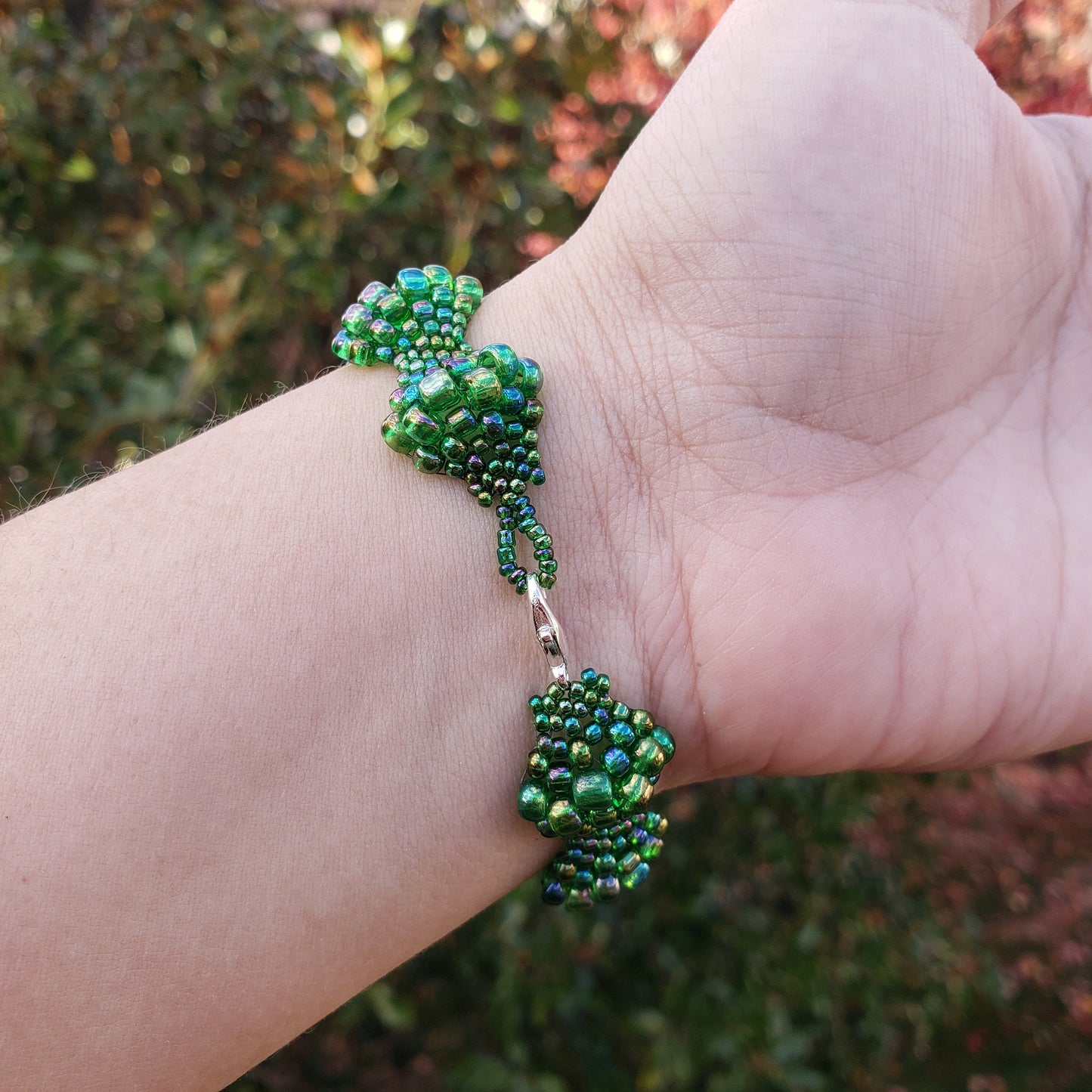 Christmas Green Bubble Bracelet