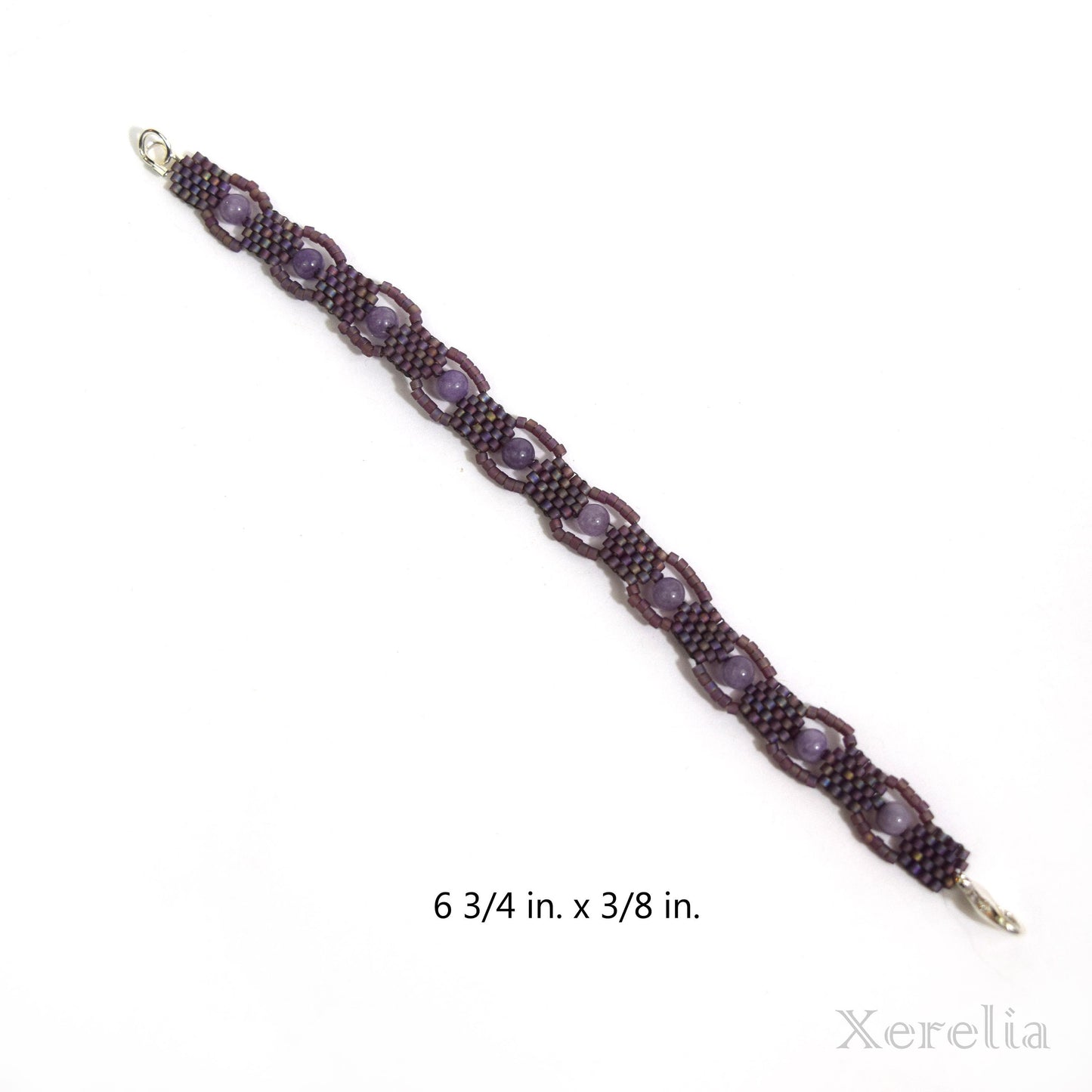 Matte Purple Iris Bracelet