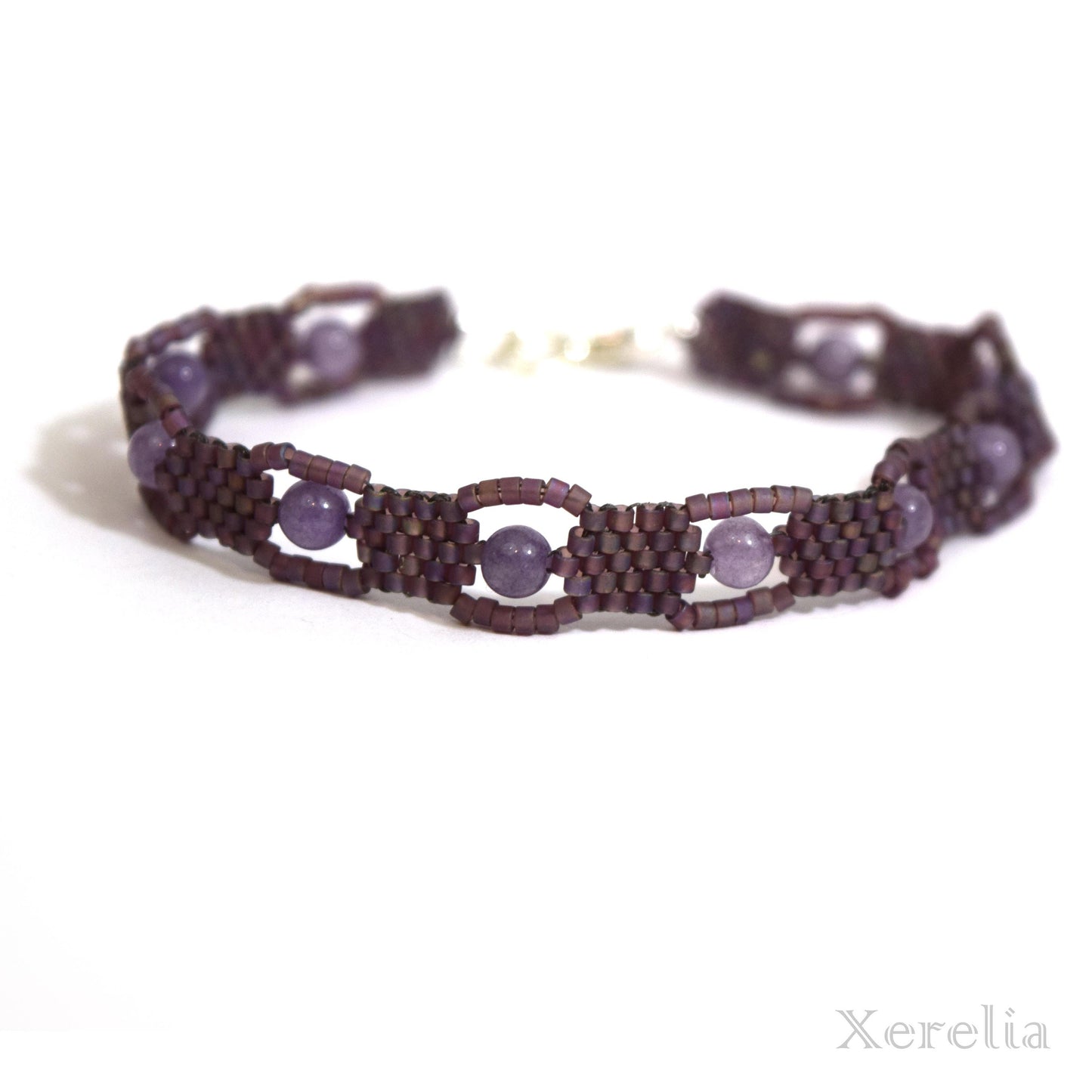 Matte Purple Iris Bracelet