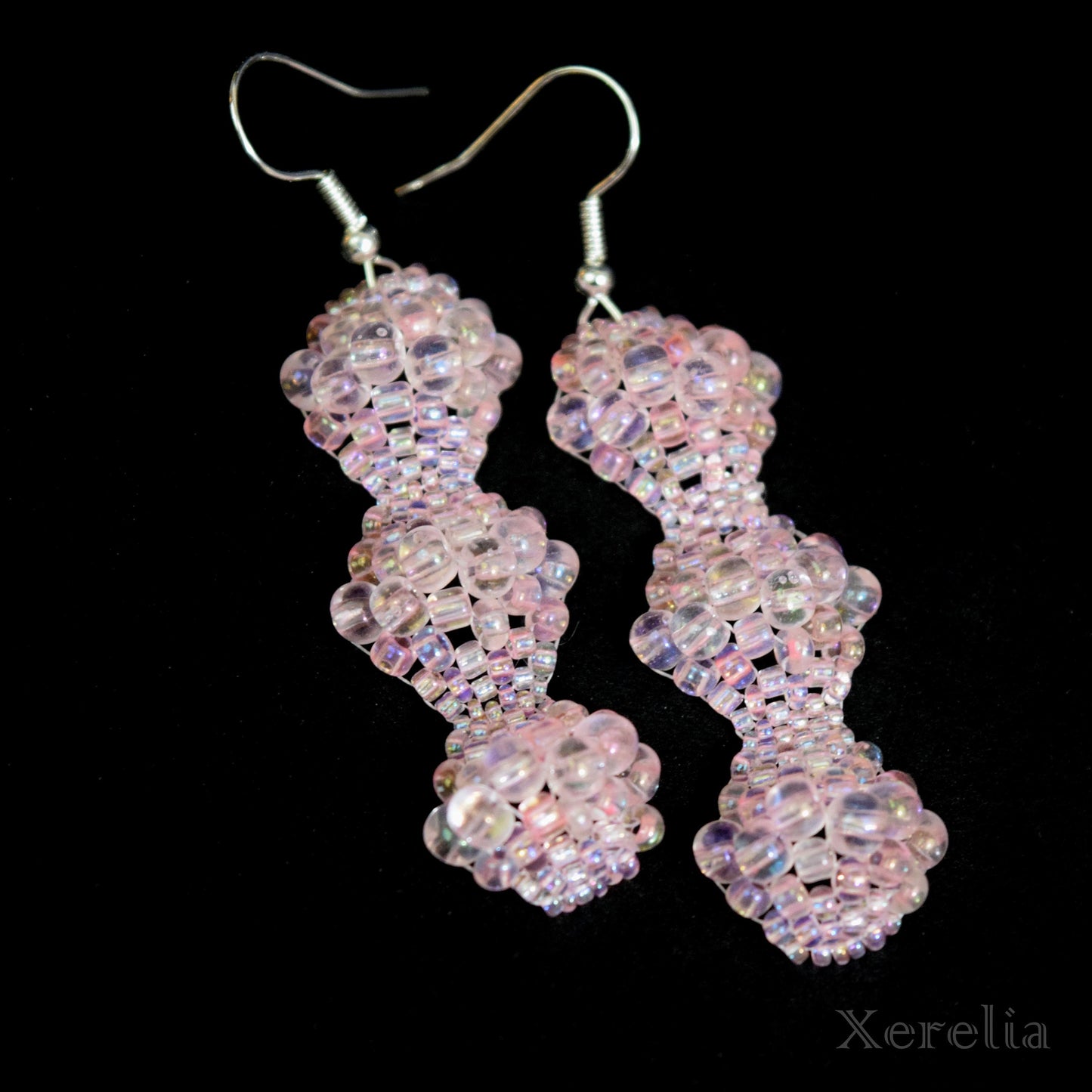 Pale Pink Bubble Earrings