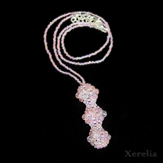 Pale Pink Bubble Necklace