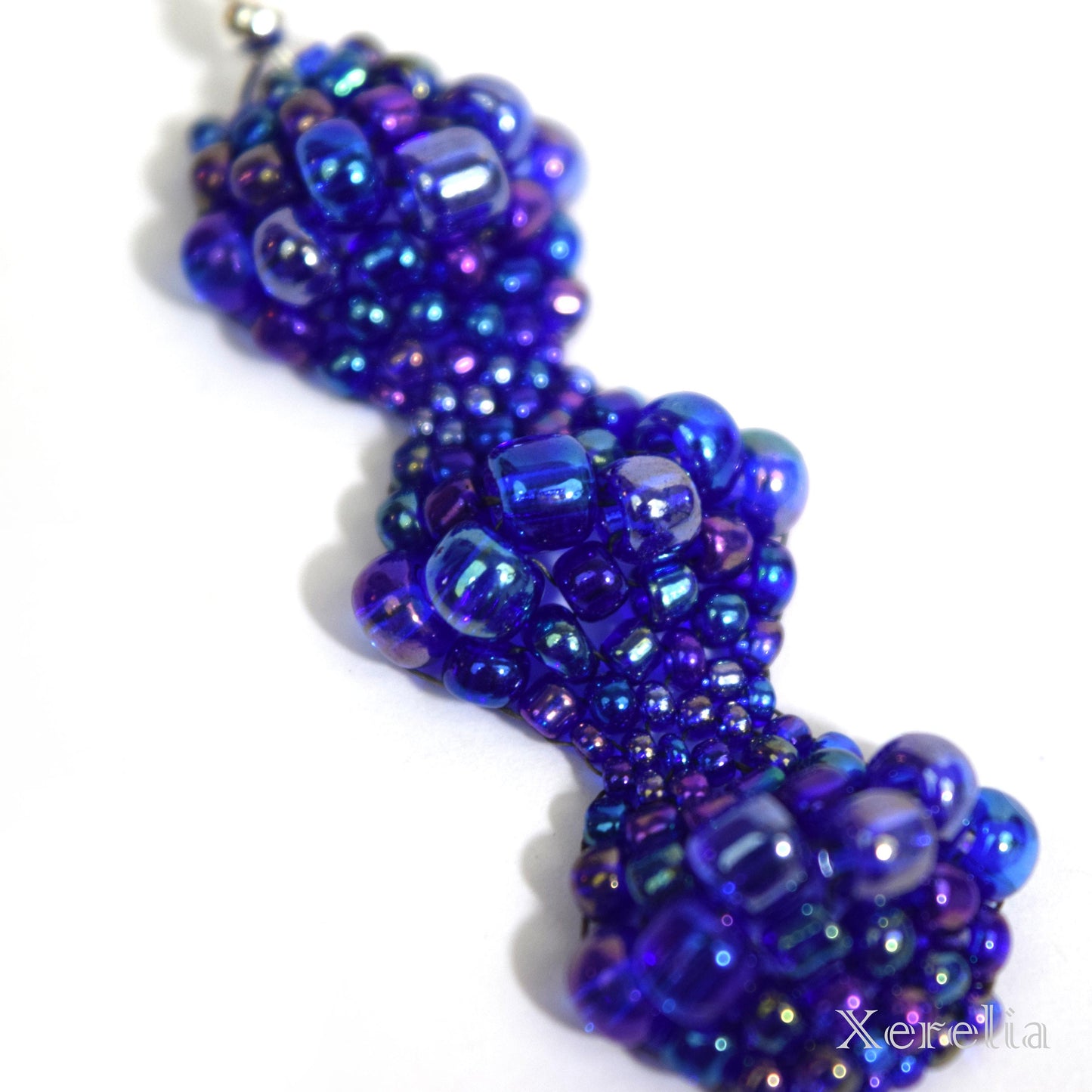 Brilliant Blue Bubble Earrings