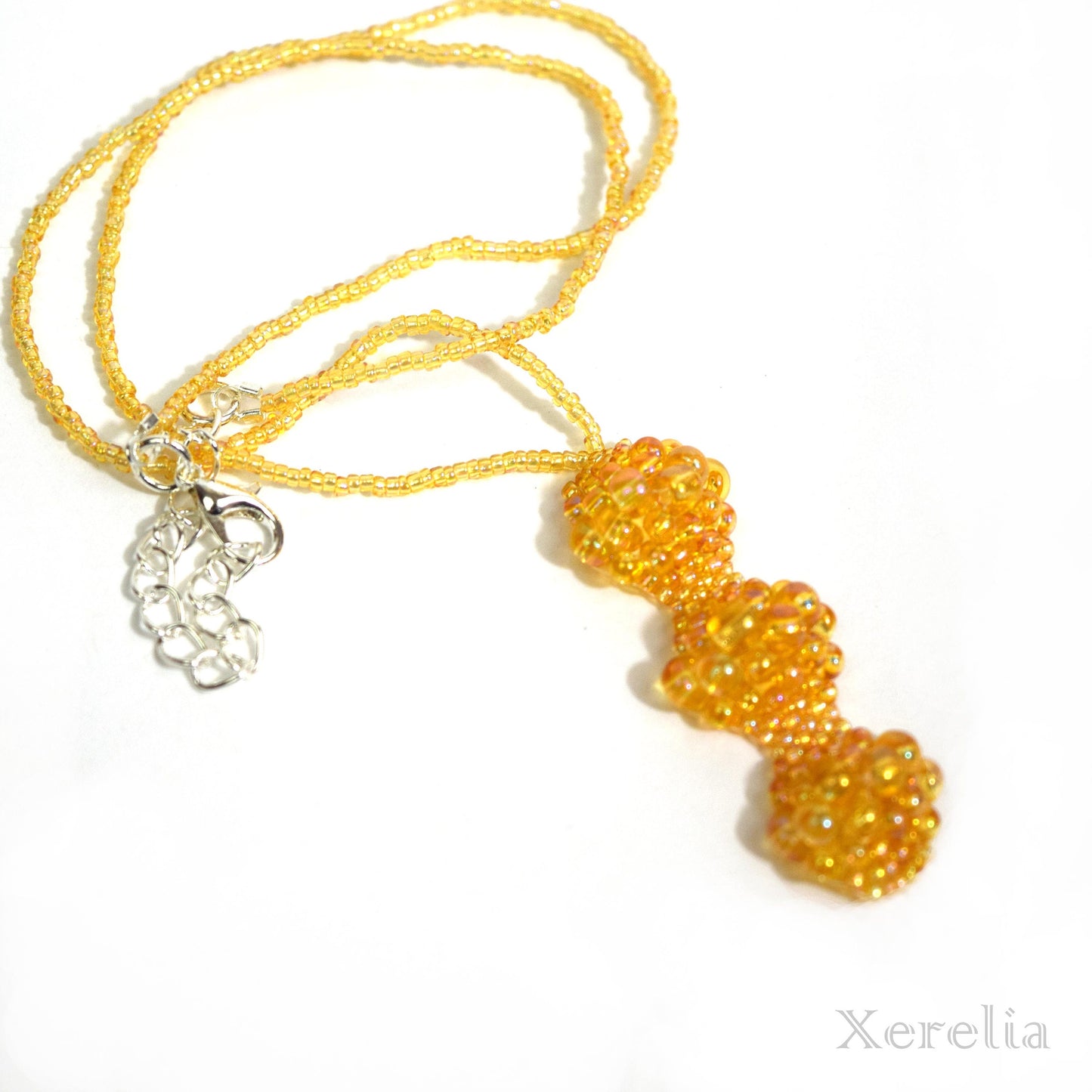 Golden Yellow Bubble Necklace