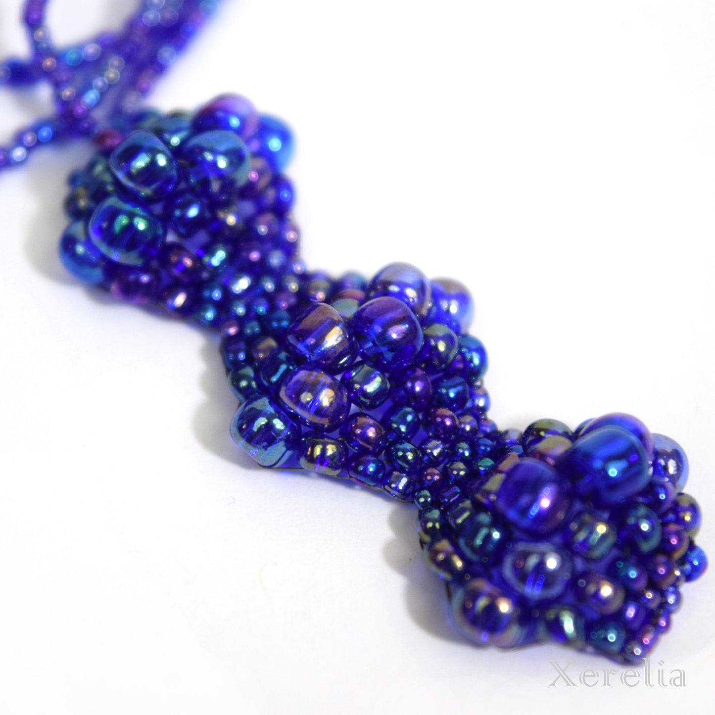 Brilliant Blue Bubble Necklace