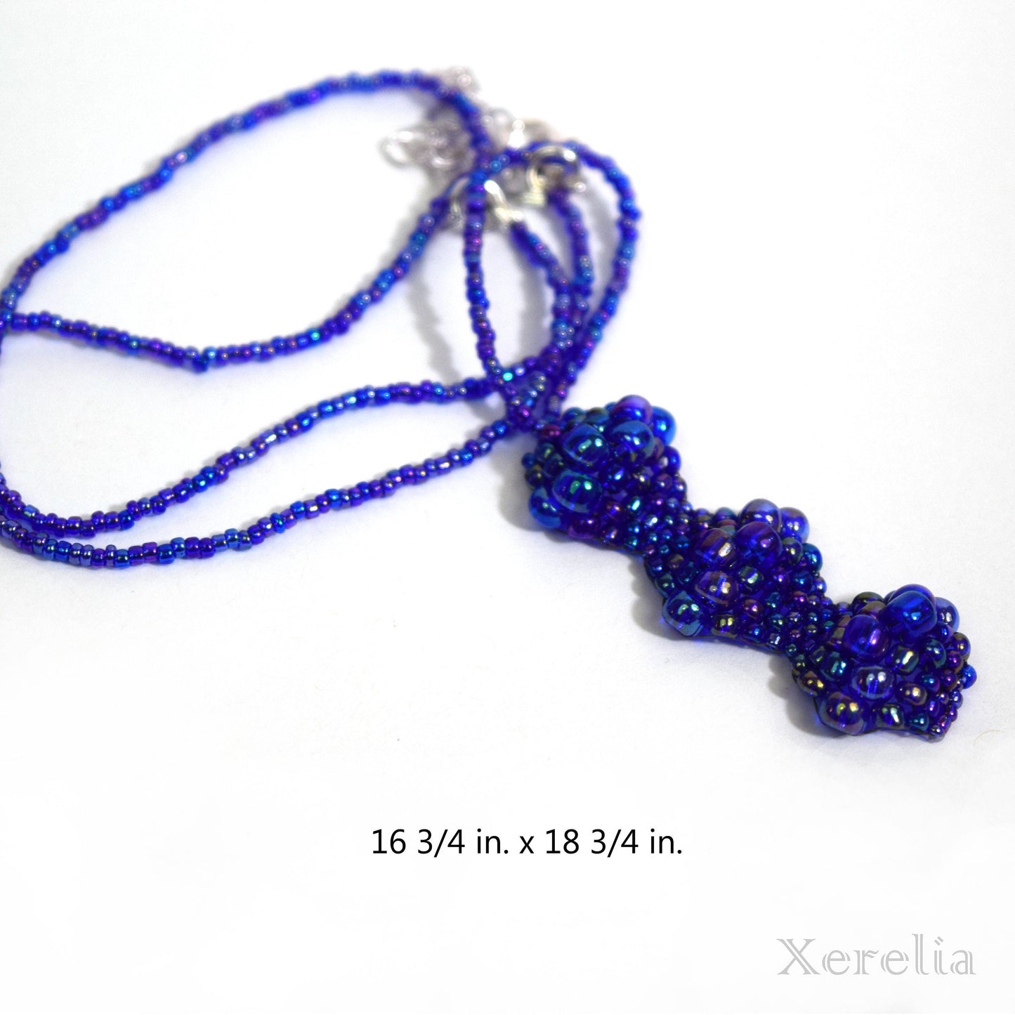 Brilliant Blue Bubble Necklace