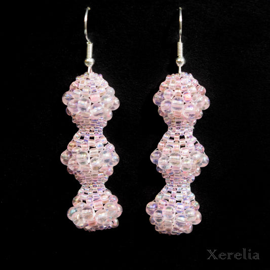 Pale Pink Bubble Earrings