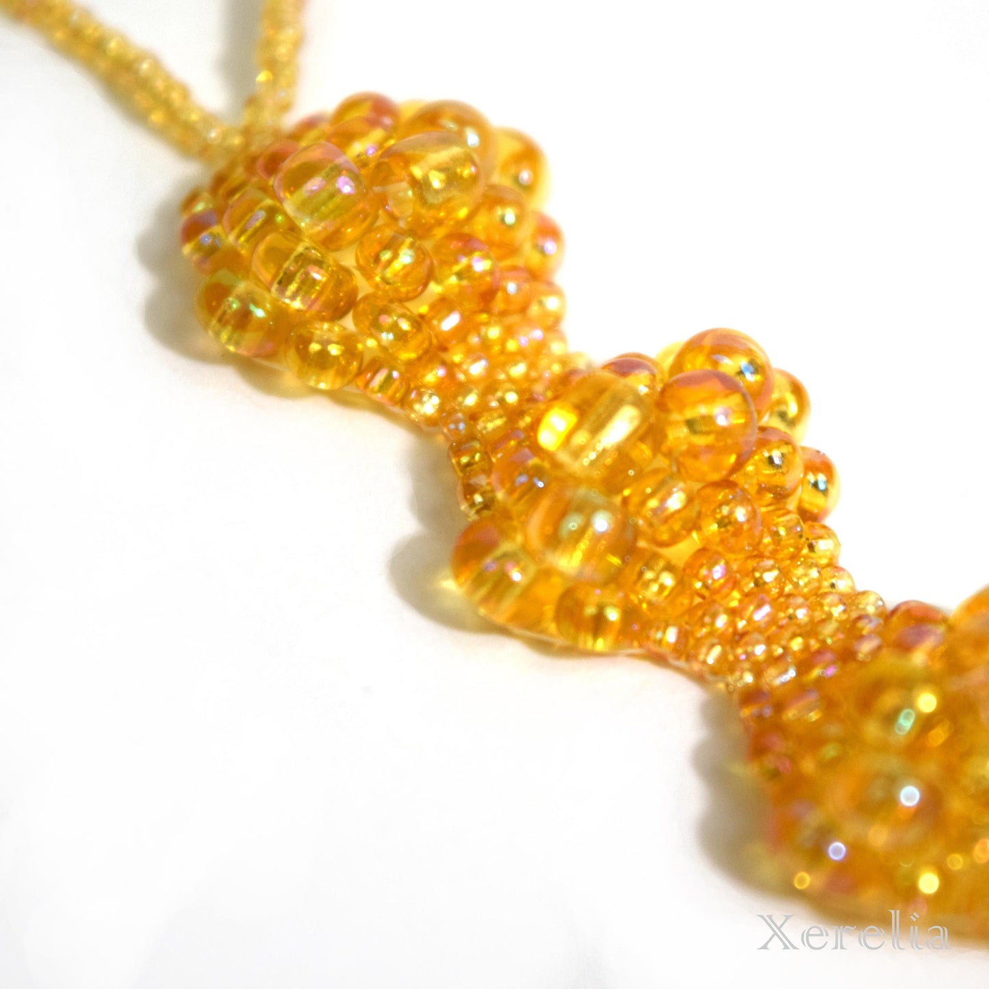 Golden Yellow Bubble Necklace