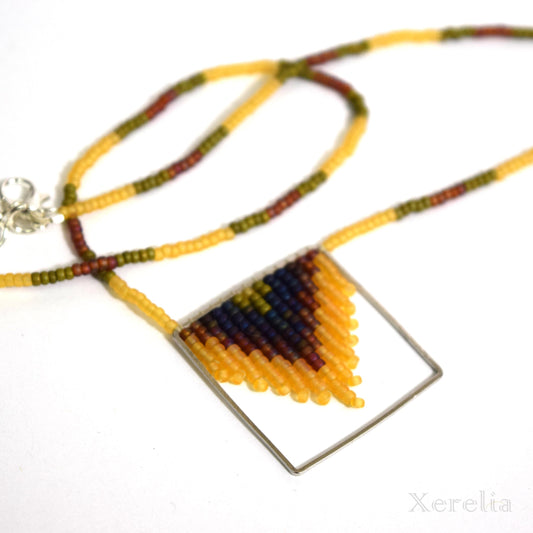 Pear and Raisin Fringe Necklace