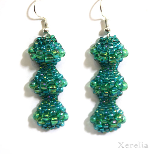 Sea Green Bubble Earrings