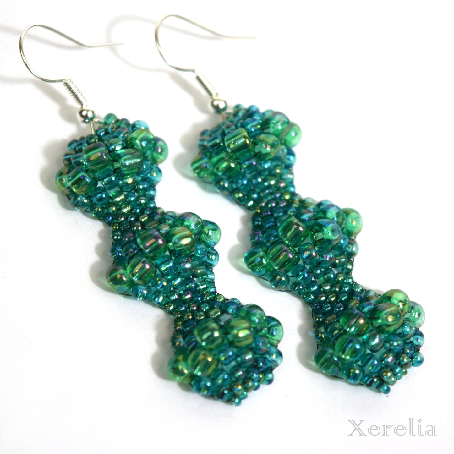 Sea Green Bubble Earrings