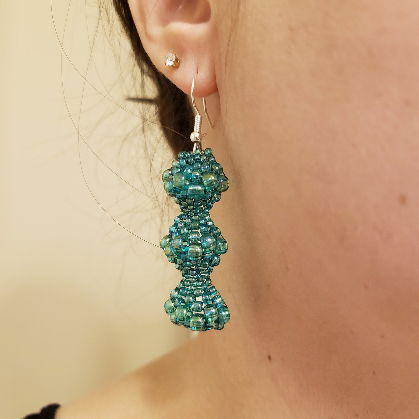 Sea Green Bubble Earrings