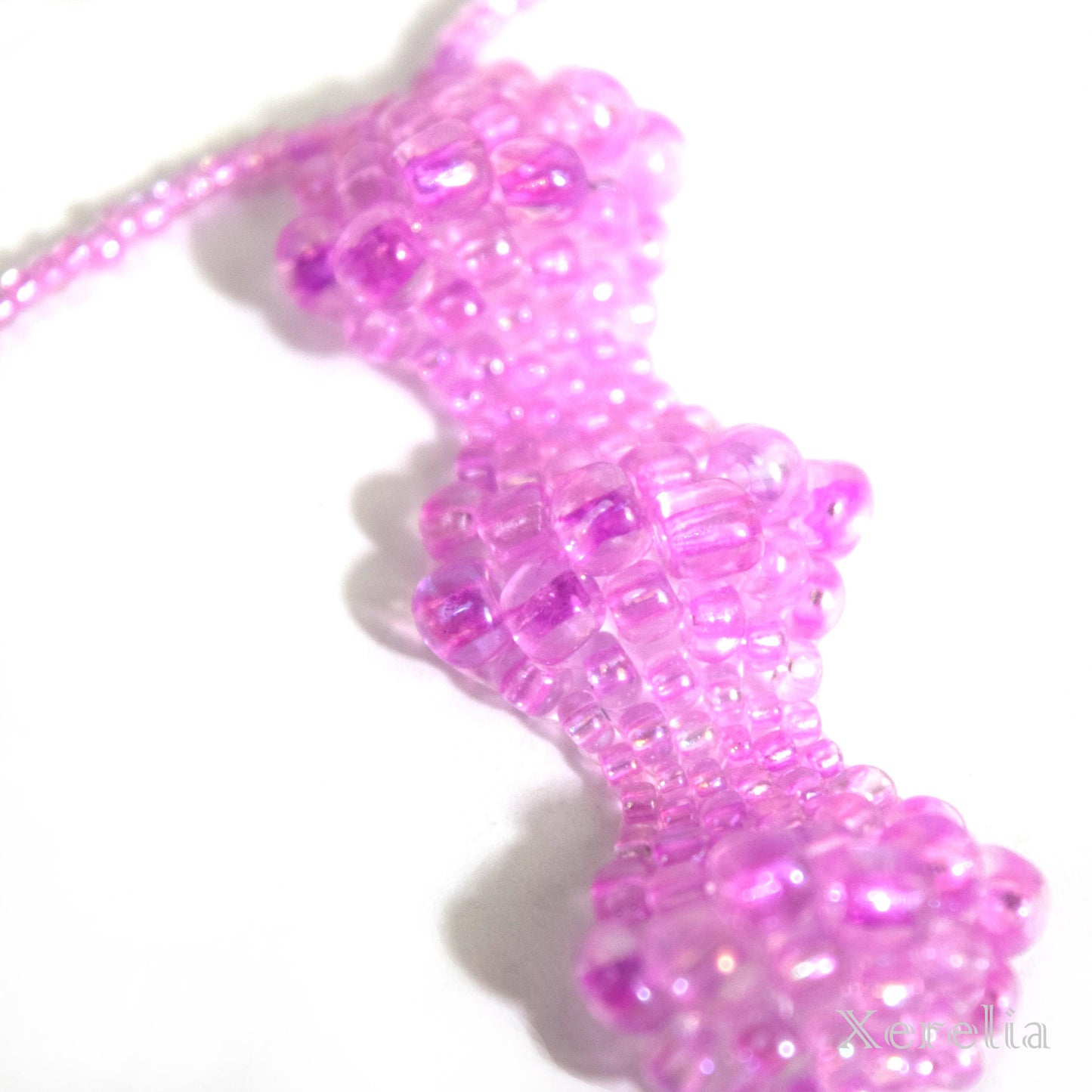 Pale Orchid Bubble Necklace