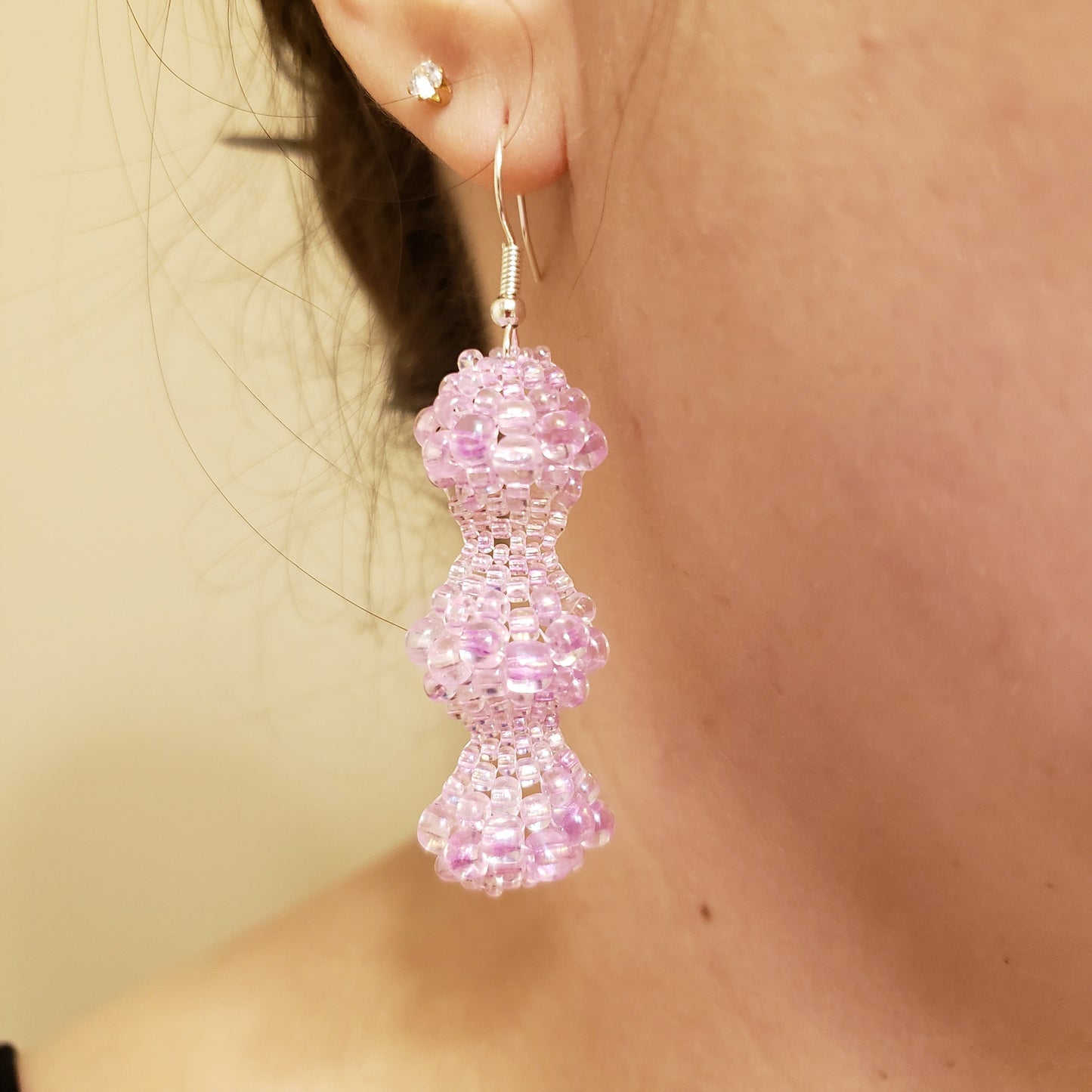 Pale Orchid Bubble Earrings