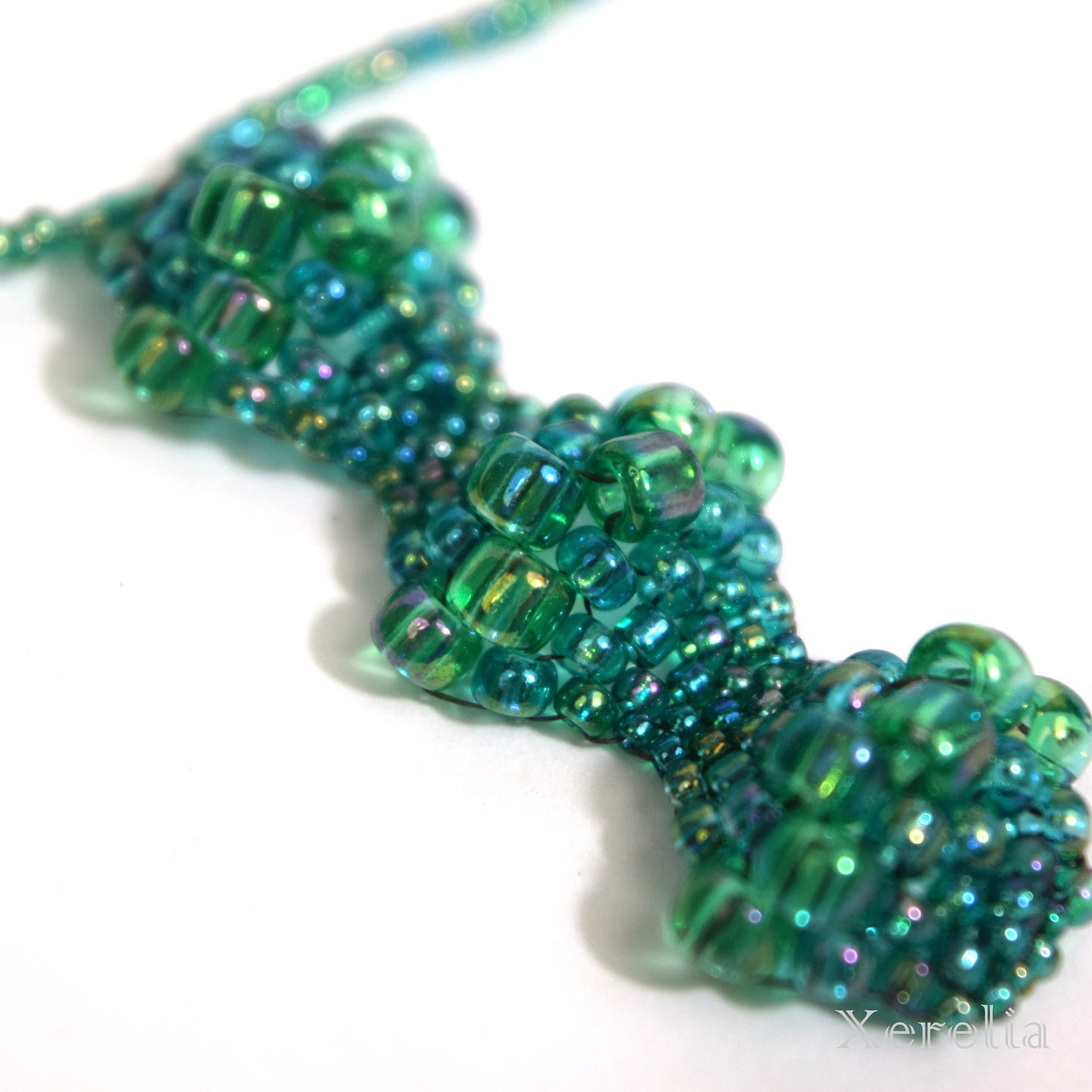 Sea Green Bubble Necklace