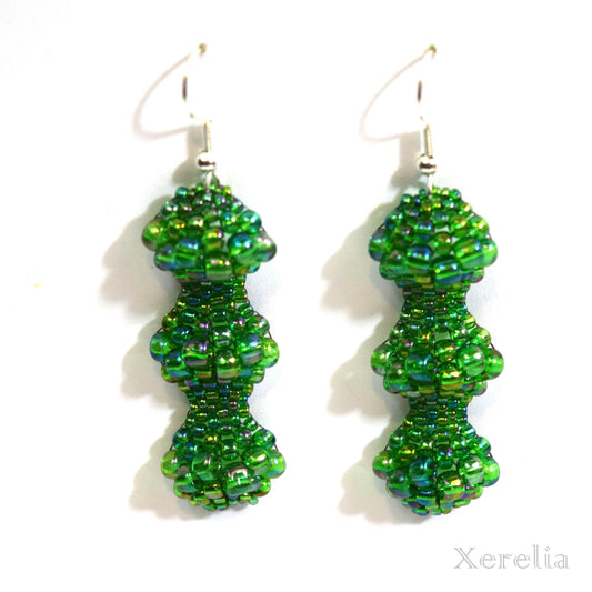 Christmas Green Bubble Earrings