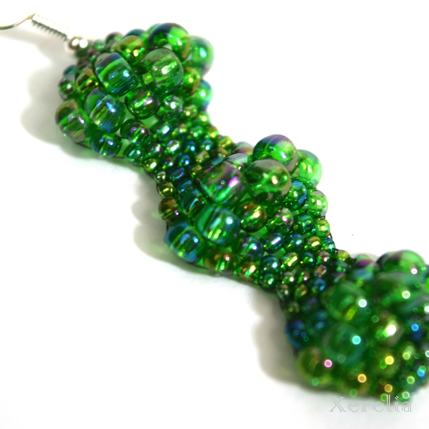 Christmas Green Bubble Earrings