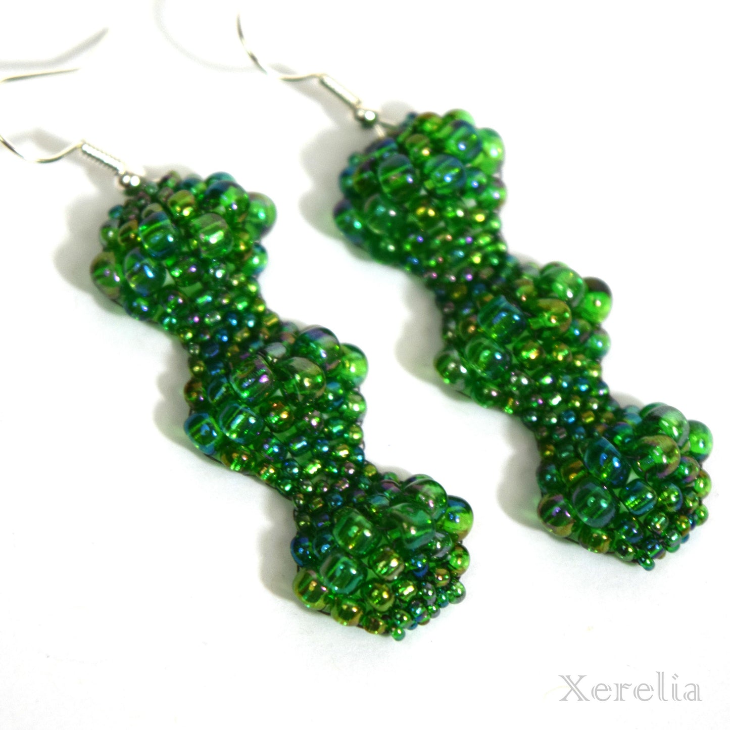 Christmas Green Bubble Earrings