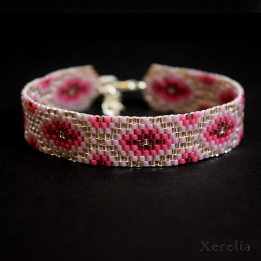 Pretty Pink Arabesque Bracelet