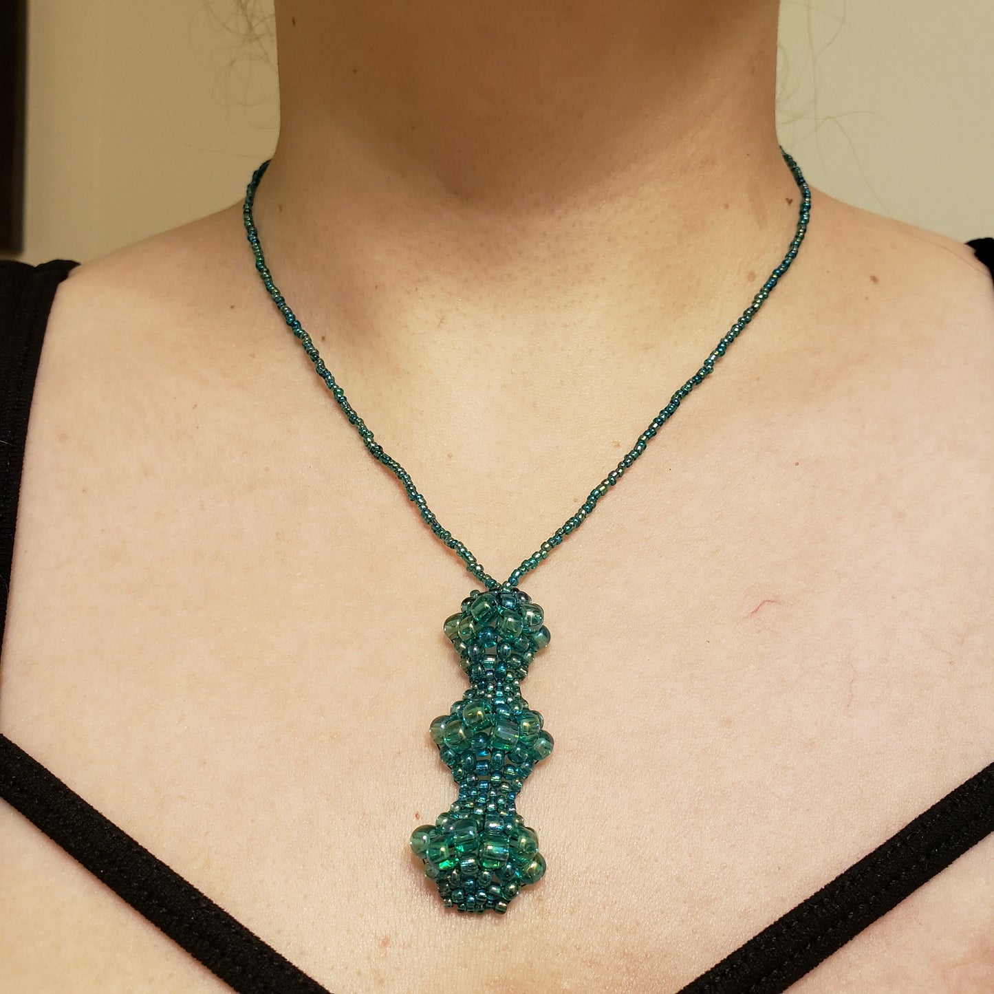 Sea Green Bubble Necklace