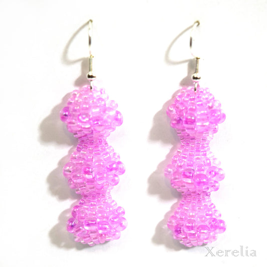 Pale Orchid Bubble Earrings