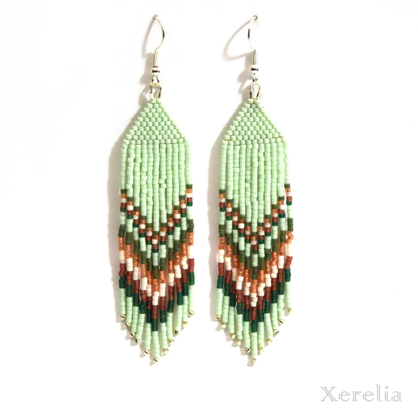 Luna Moth Fringe Earrings