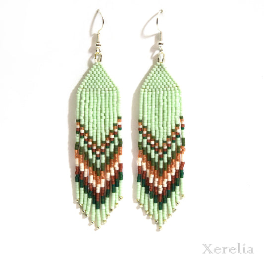 Luna Moth Fringe Earrings