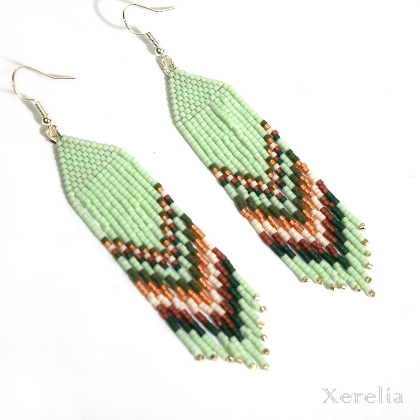 Luna Moth Fringe Earrings