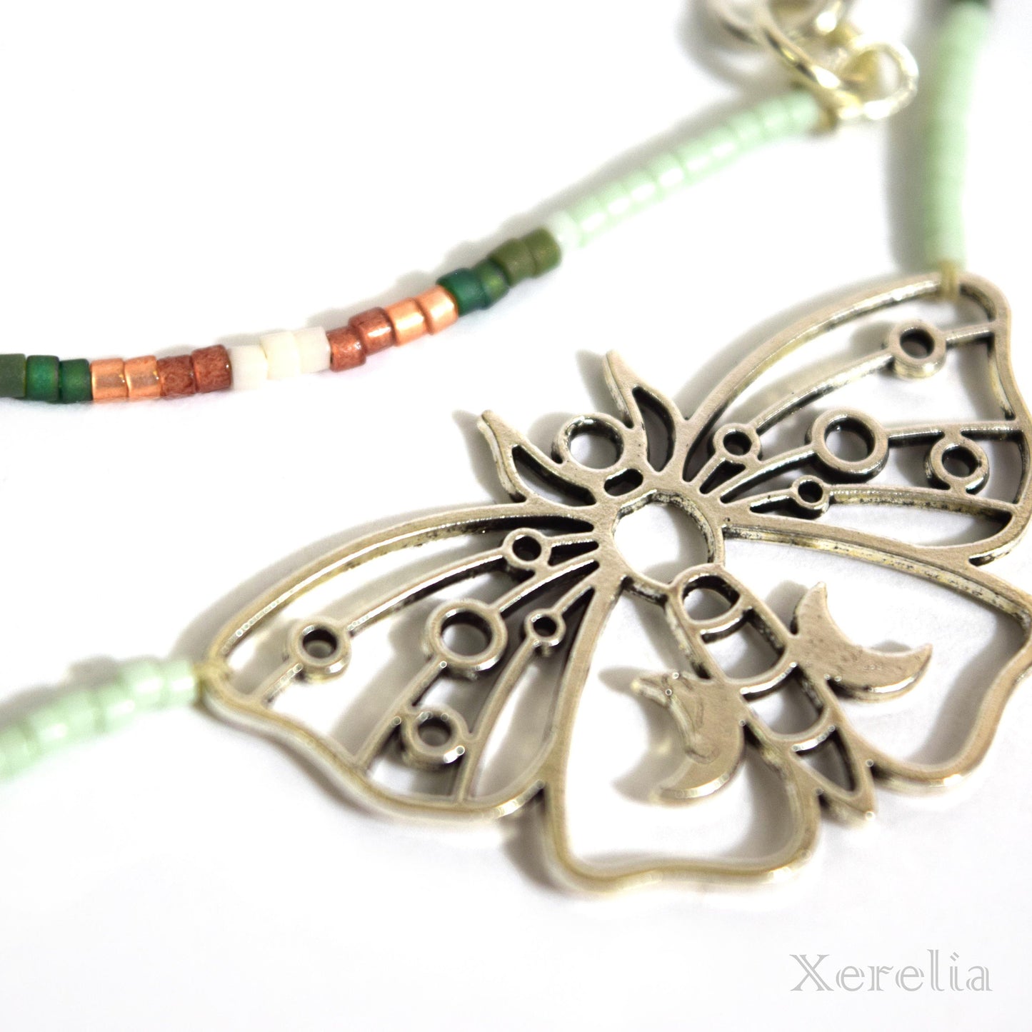 Luna Moth Necklace