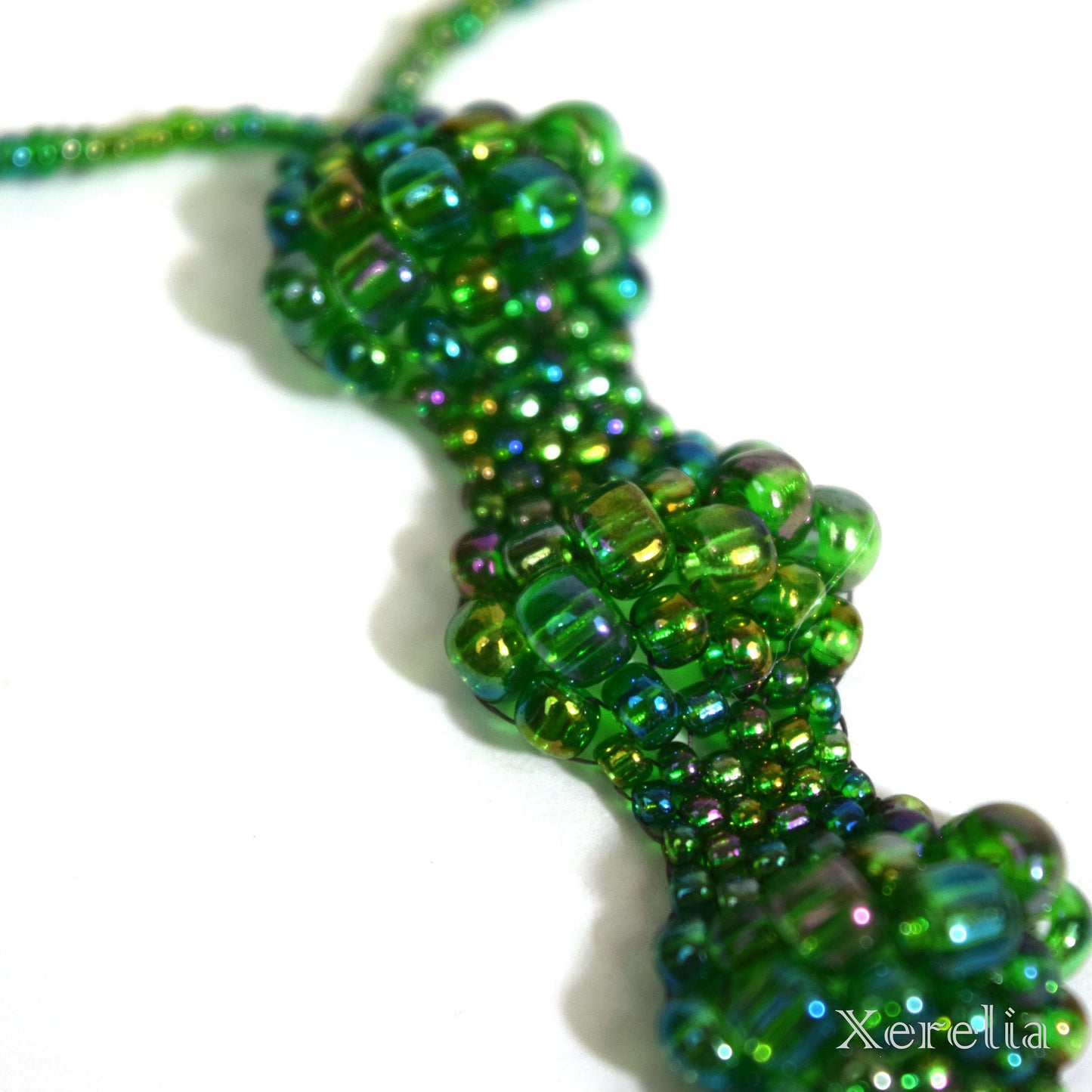 Christmas Green Bubble Necklace