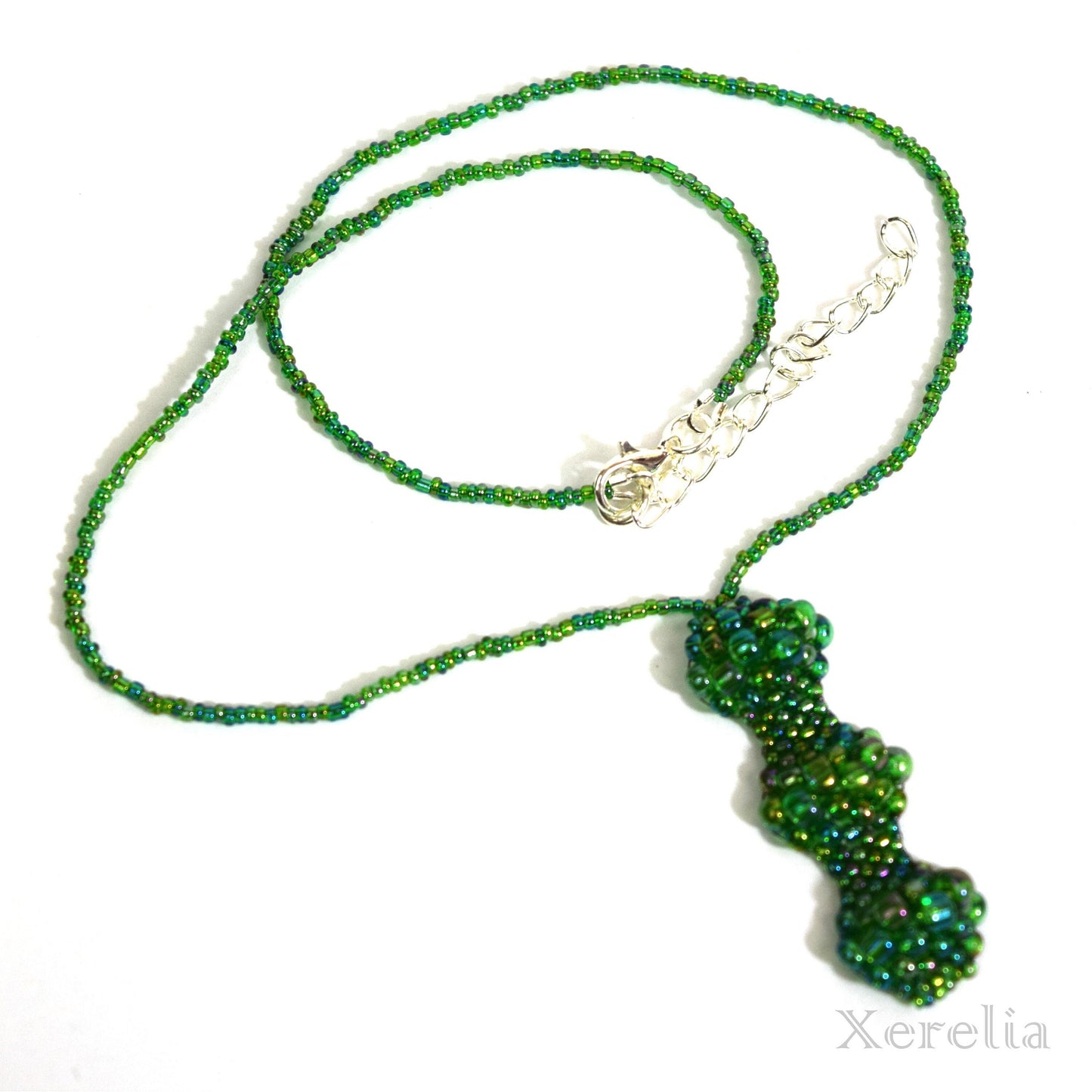 Christmas Green Bubble Necklace