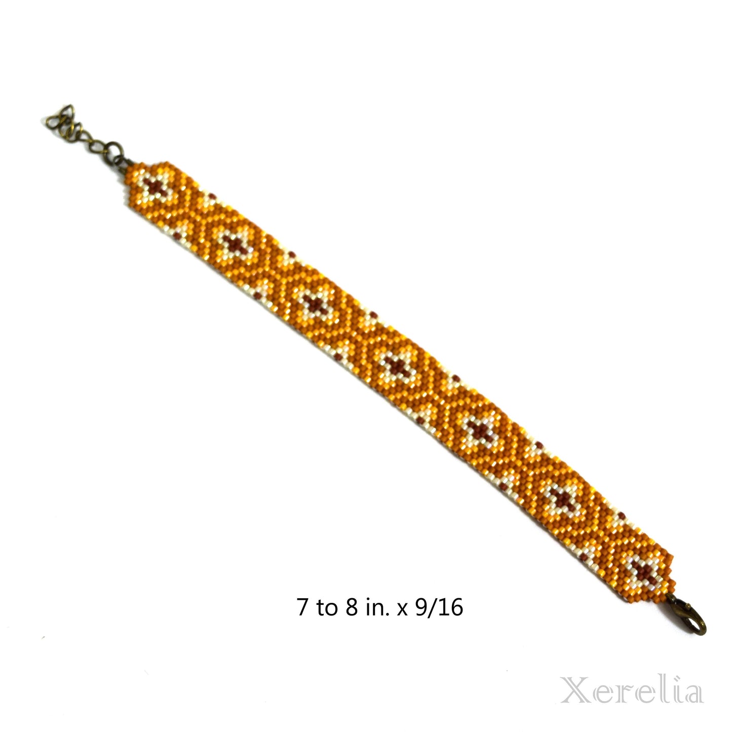 Mustard Yellow Arabesque Bracelet