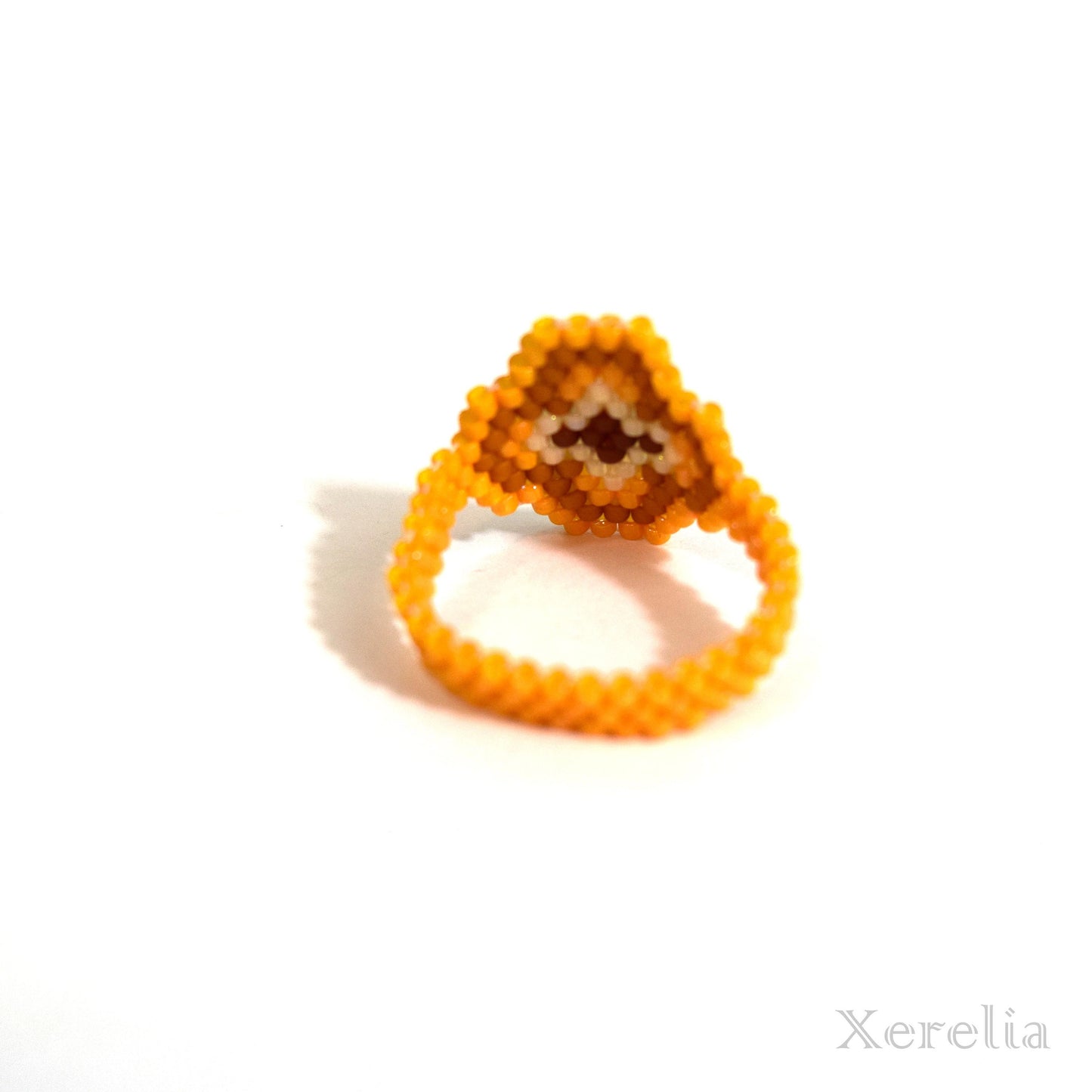 Mustard Yellow Arabesque Ring