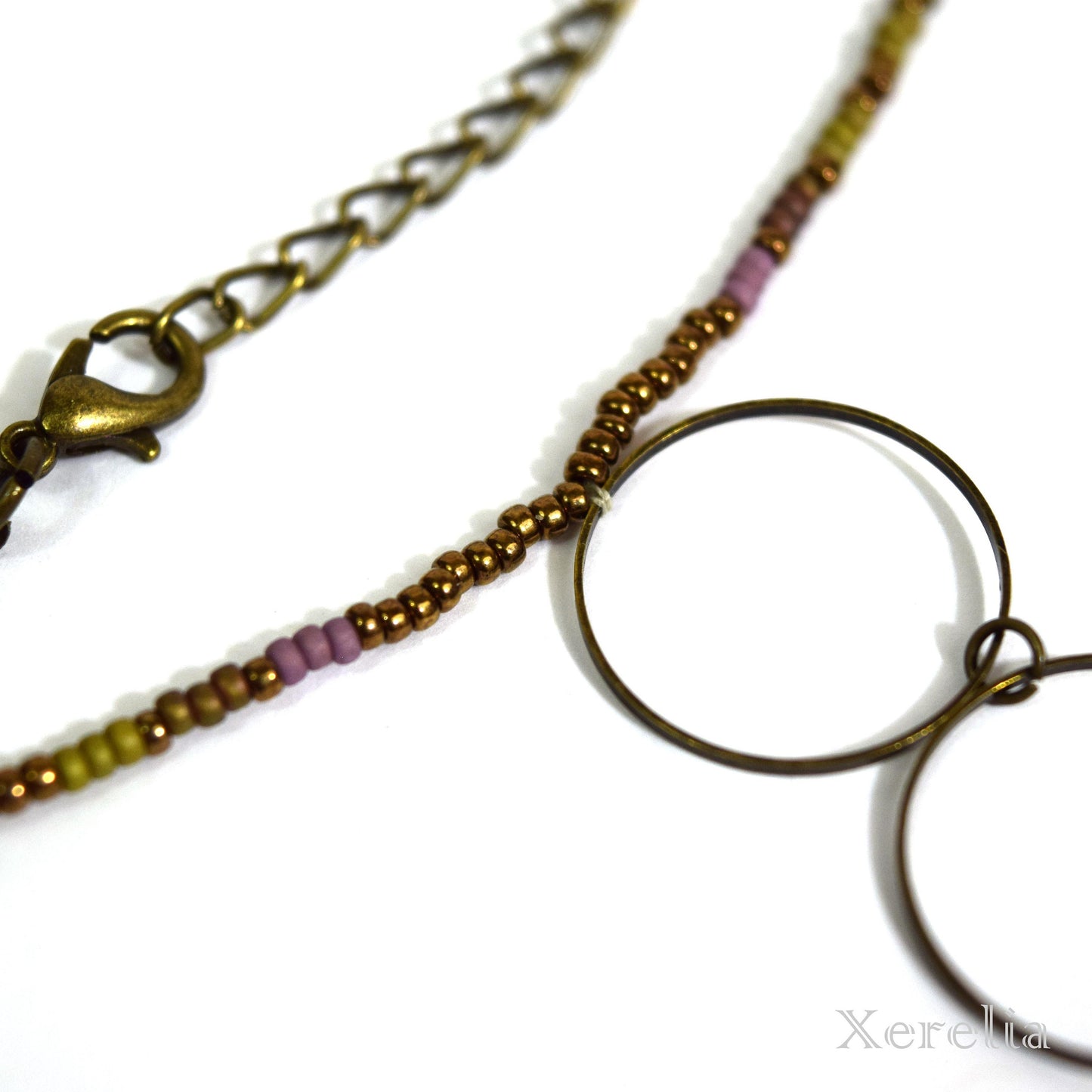 Bronze Hoop Necklace