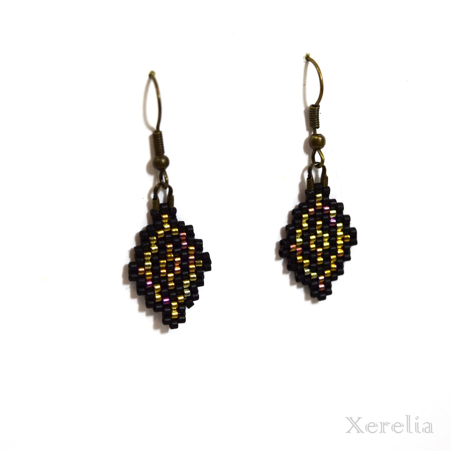 Oil Slick Arabesque Earrings