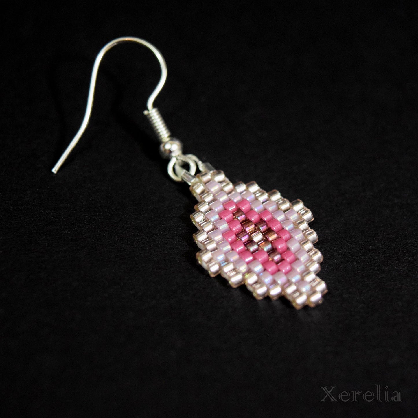 Pretty Pink Arabesque Earrings