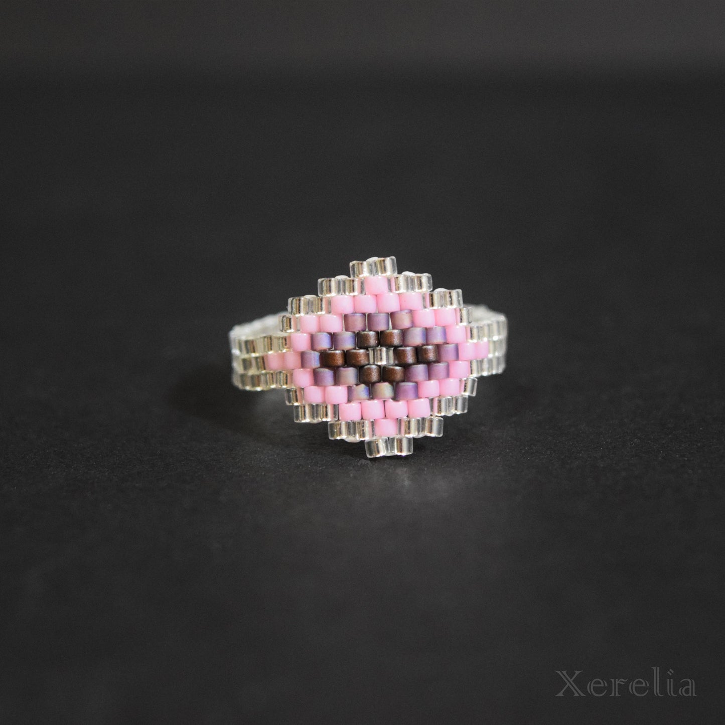 Purple Arabesque Ring